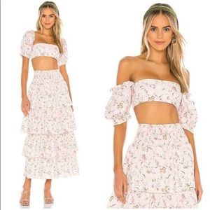 WeWoreWhat Coco Top Paloma Skirt Set